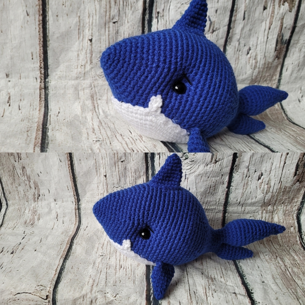 Crochet Stuffed Shark Amigurumi/Doll